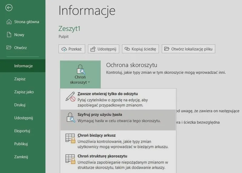 Jak skutecznie zabezpieczyć plik Excel hasłem i chronić swoje dane przed utratą?