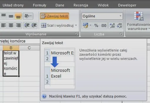 Jak skutecznie zawinąć tekst w Excelu, by poprawić jego czytelność?