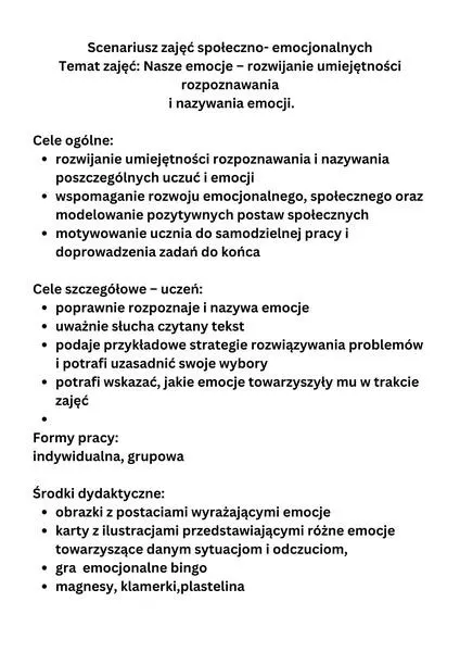 Jak stworzyć skuteczny konspekt zajęć w przedszkolu, który zachwyci maluchy?