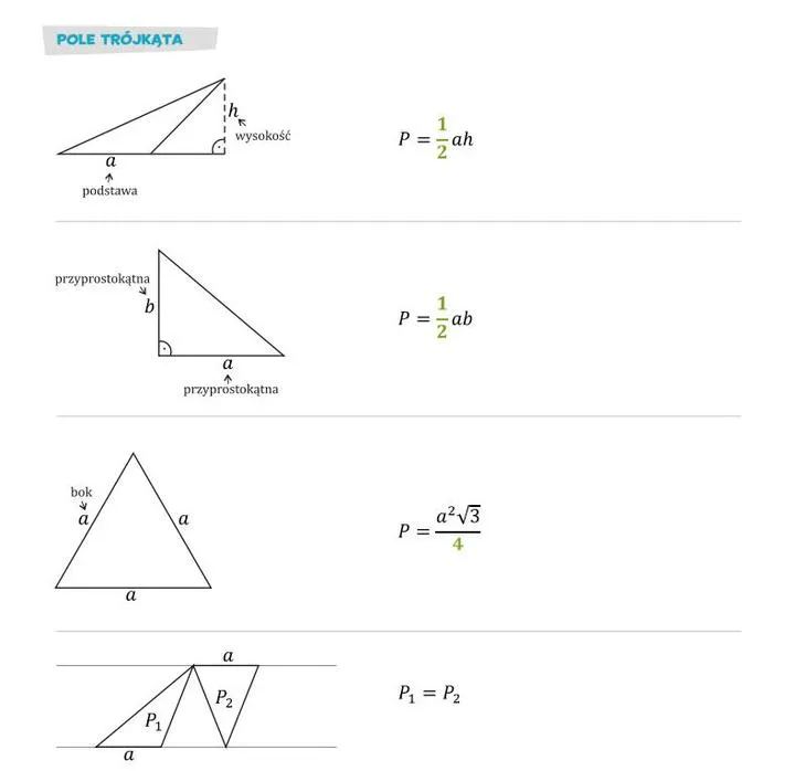 Jak w prosty sposób obliczyć pole trójkąta: krok po kroku z przykładami