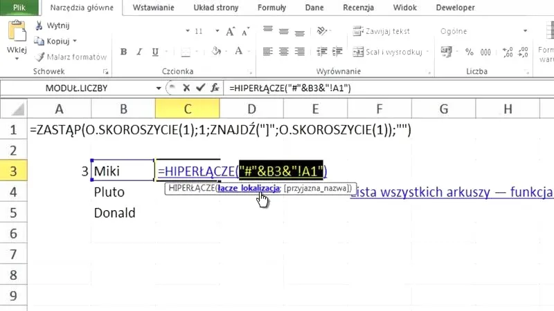 Jak wstawić hiperłącze w Excelu i szybko tworzyć klikalne linki