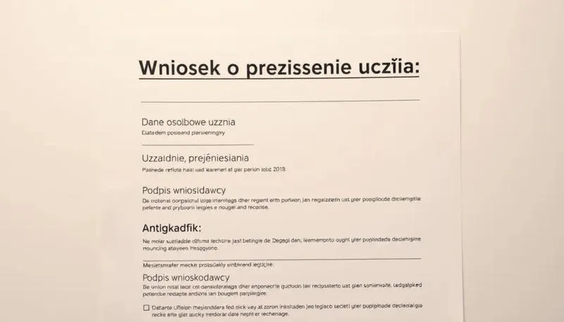 Skuteczne sposoby na napisanie podania o przeniesienie: Wskazówki i przykłady