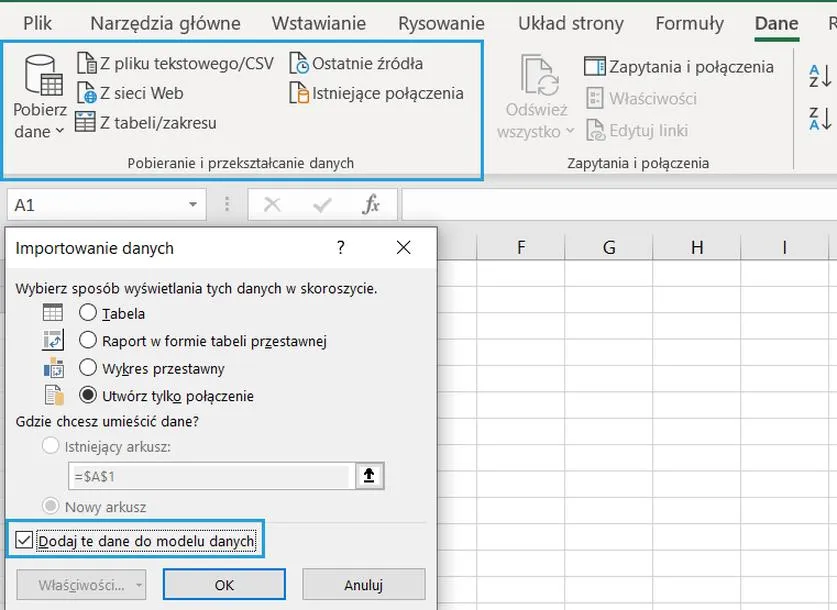 Analiza danych w Excelu