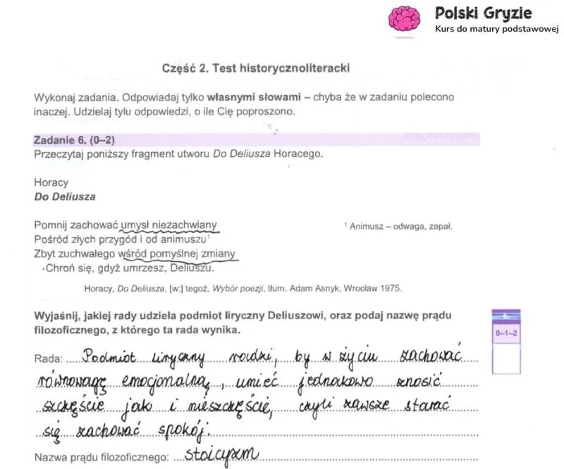 Egzamin ustny na maturze