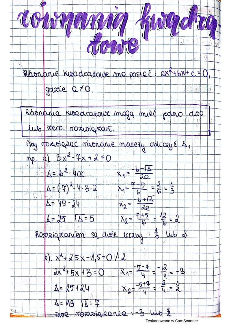 Eliminacja pierwiastków z równań
