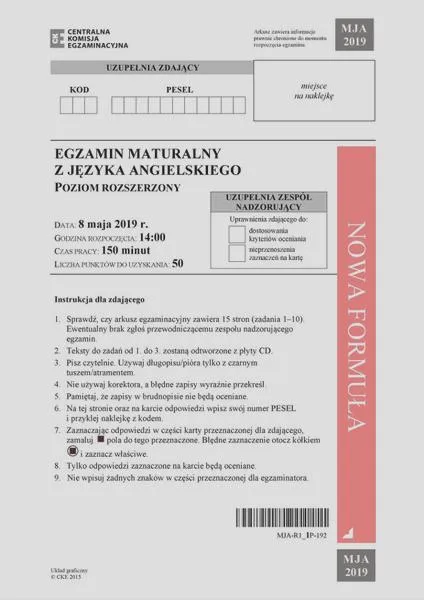 Matura z angielskiego