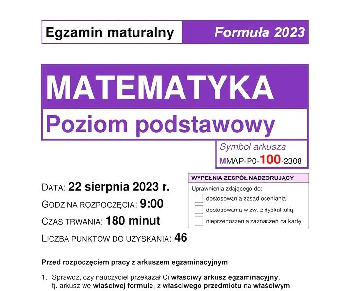 Niezdana matura