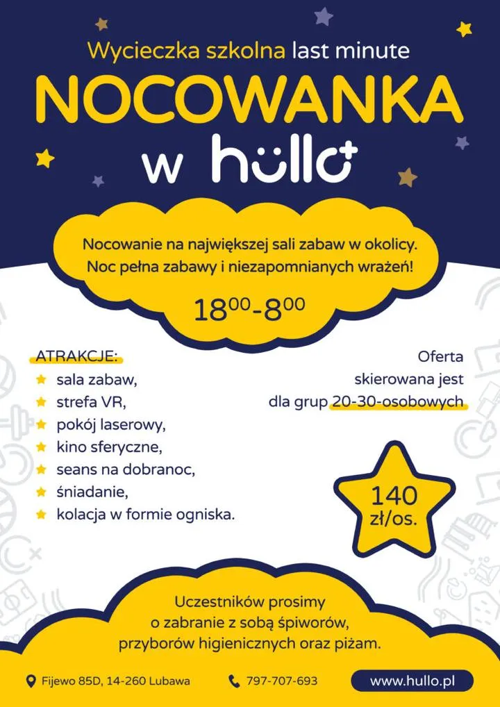 Nocowanki dla dzieci