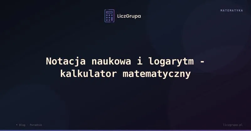 Podstawowe zasady logarytmów