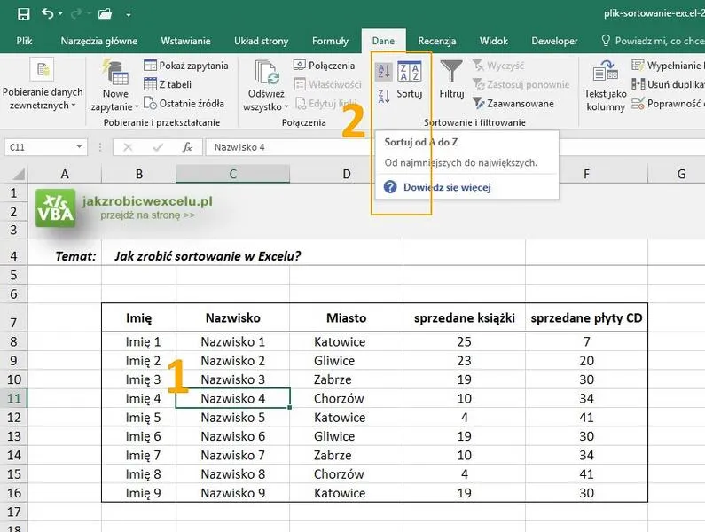 Praktyczne triki Excel