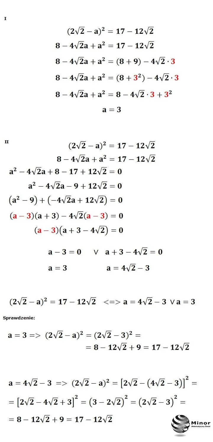 Przekształcenia algebraiczne