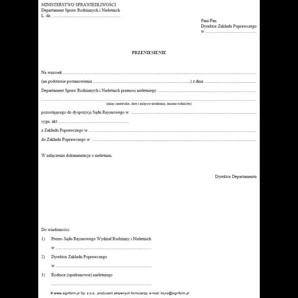 Przykłady podań na uczelnię