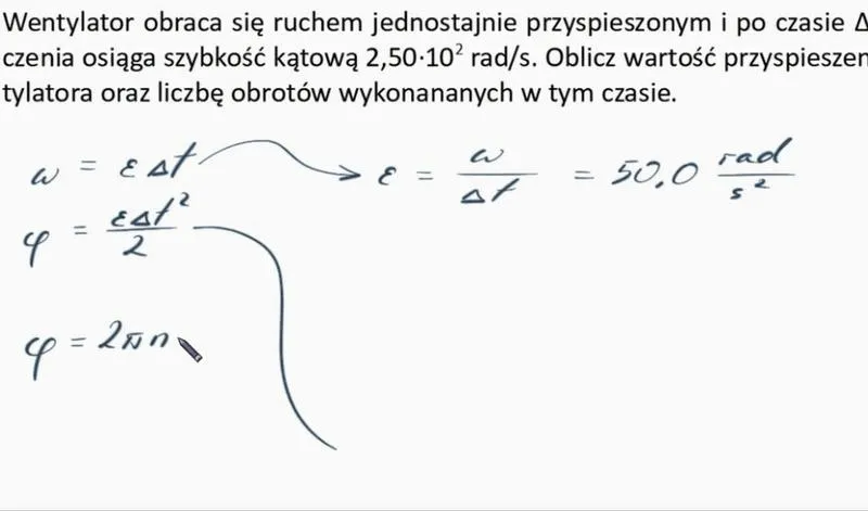 Przyspieszenie średnie i chwilowe