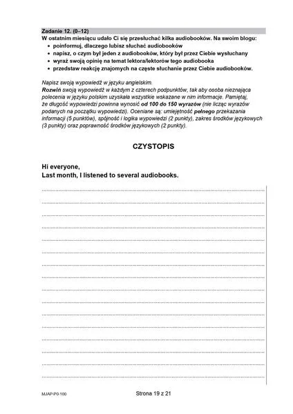 Strategie przygotowania do matury