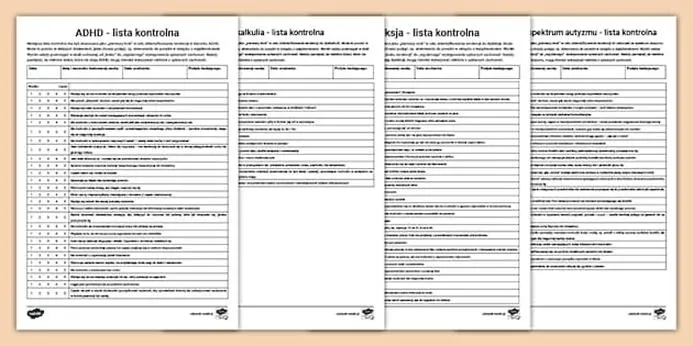 Zaburzenia sensoryczne